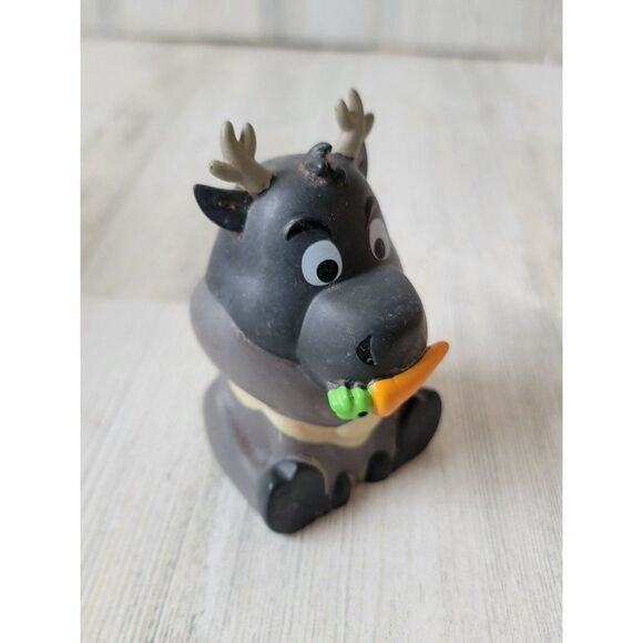Frozen Sven reindeer carrot bath toy Disney Pixar toy figure - Picture 2 of 6